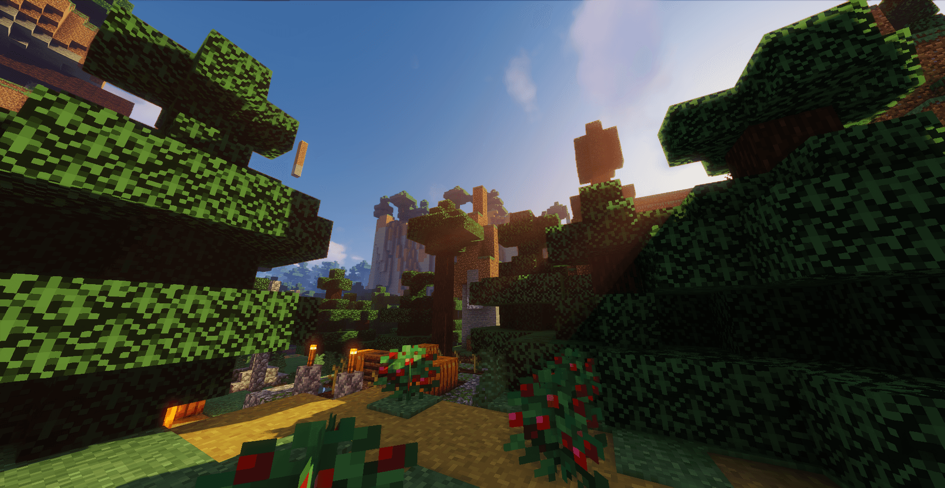 Minecraft landscape